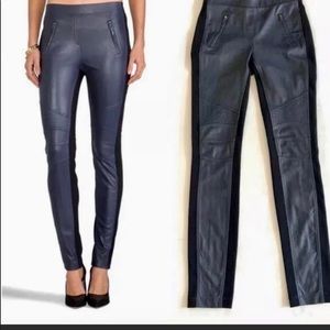 BCBGMaxazaria Kalin faux leather moto leggings
